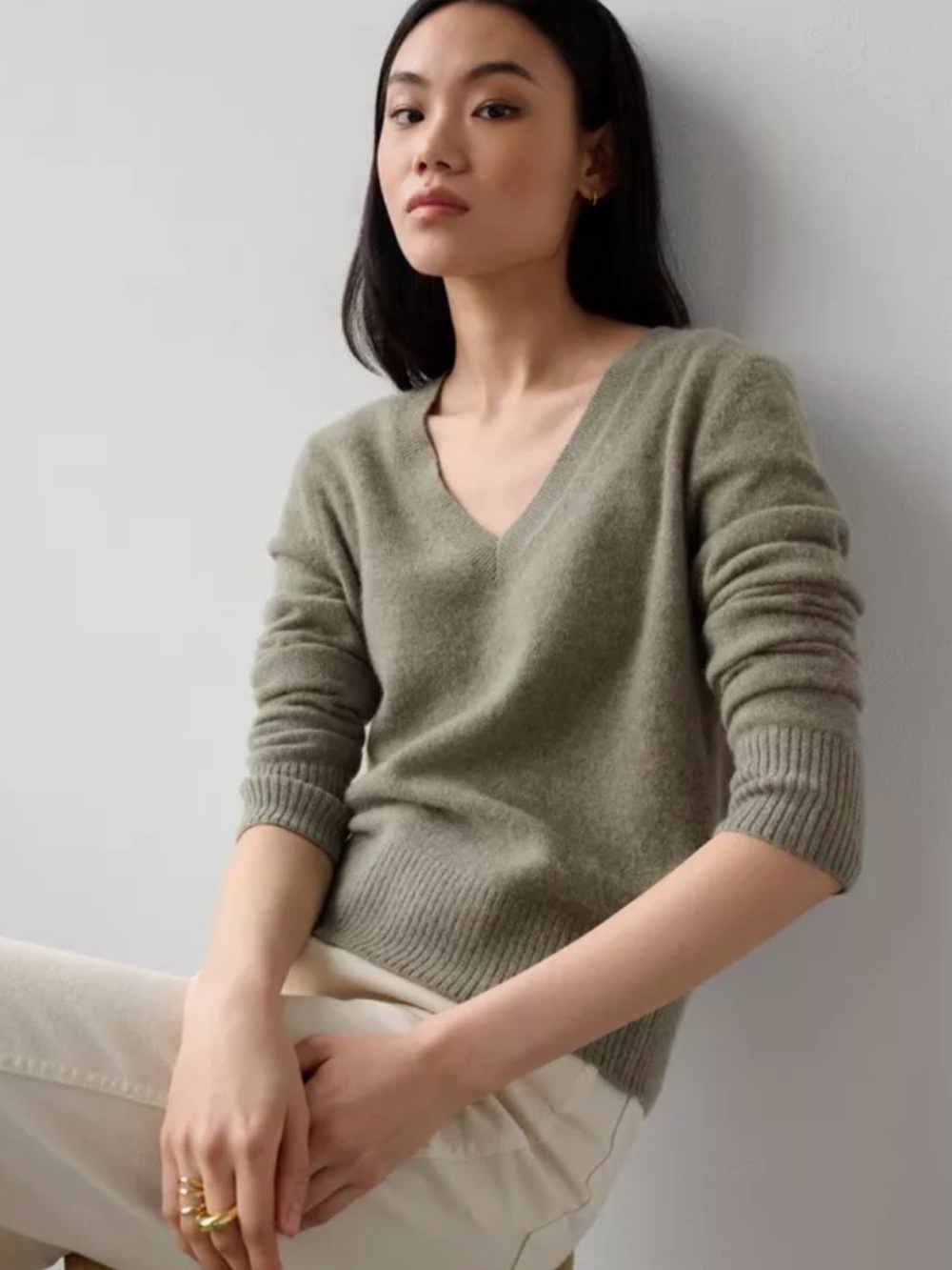 White + Warren Cashmere Sweater